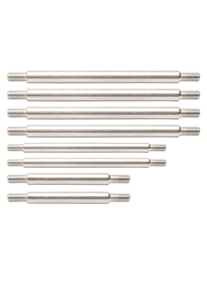 Rchobbytop 8pcs Stainless Steel Links Set 12.8" (324mm) Wheelbase Linkage Pull Rod for TRX-4 Defender 1/10 RC Crawler - Image 1